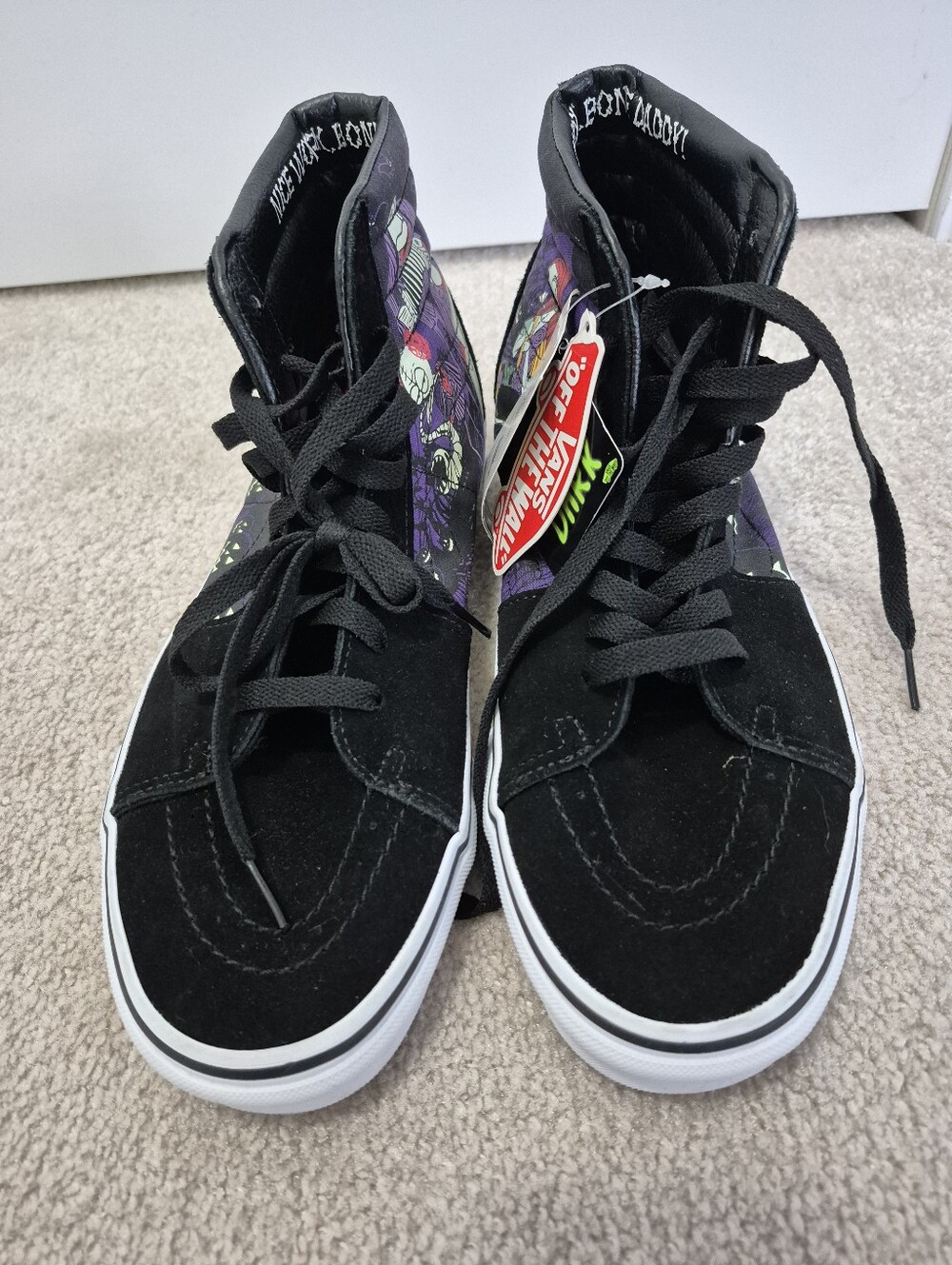 NWT Vans x Disney Sk8-Hi Jack's Lament Nightmare Before Christmas Men's 11 - Picture 8 of 14